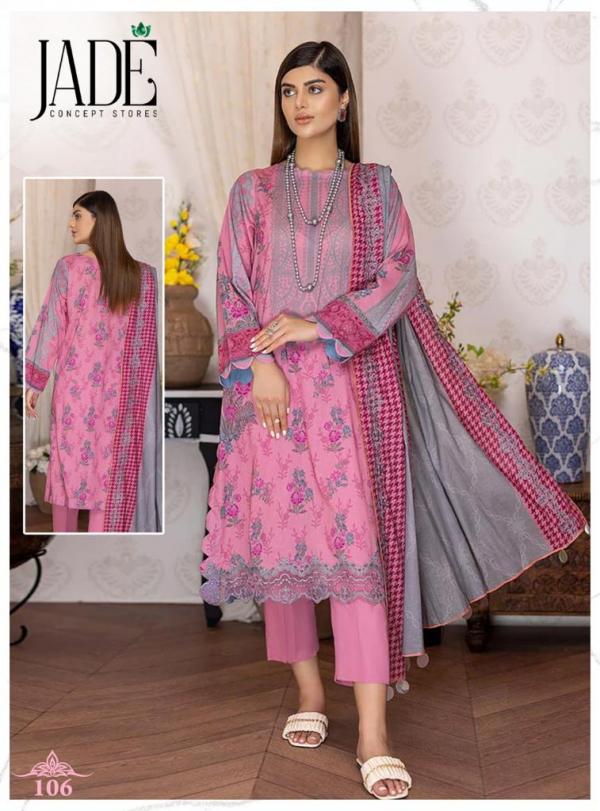 JADE AFLINA Lawn Cotton Designer Exclusive Dress Material